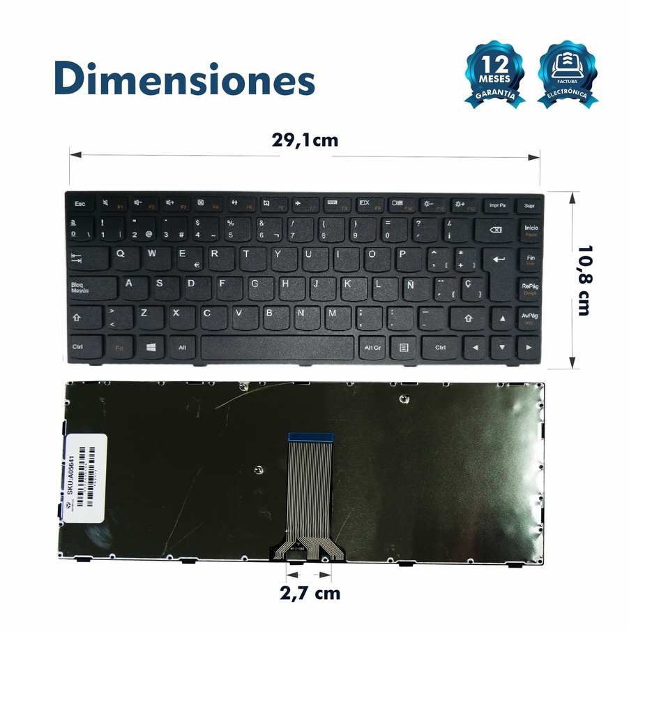 Teclado Portátil Lenovo B41-30 / G40-30 / Z40-70