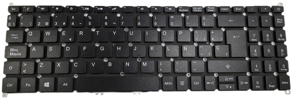Teclado Portatil Acer Aspire 3 A315-54 A315-56-34SM A315-42 A315-42G A315-43 A315-42 A315-55 SF315 A315-23G CON POWER