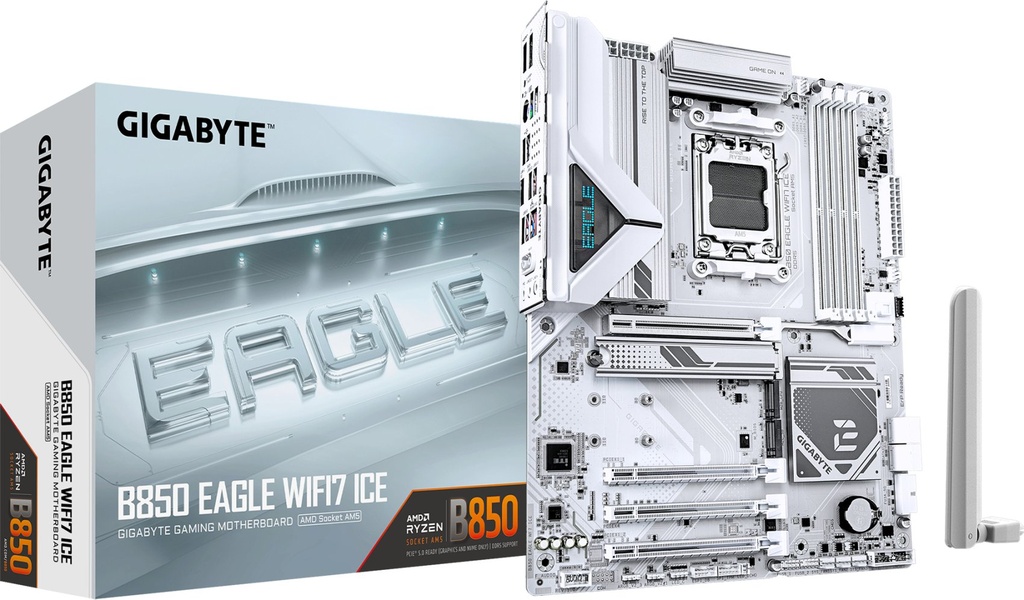 BOARD GIGABYTE B850 EAGLE WIFI7 ICE BLANCA