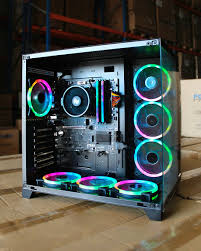 CAJA ATX POWER GROUP MOD CL-W75- BLACK 7 FAN RGB CONTROL
