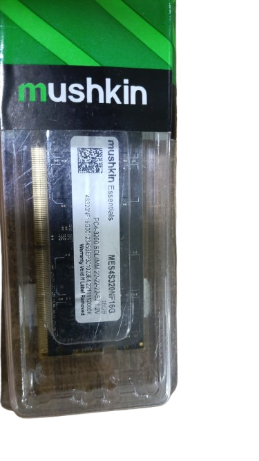 RAM PORTATIL DDR4 16GB 3200MHZ MUSHKIN