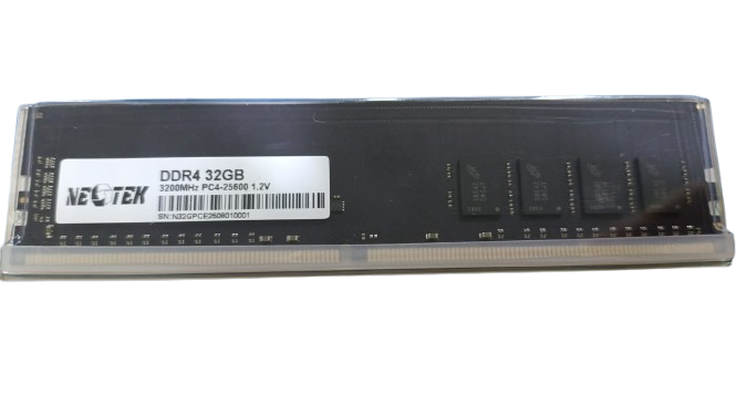 RAM PC DDR4 32GB 3200MHZ NEOTEK CHIPS MICRON