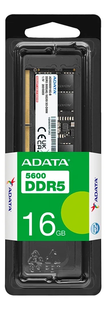 RAM PORTATIL 16GB DDR5 5600 Mhz ADATA