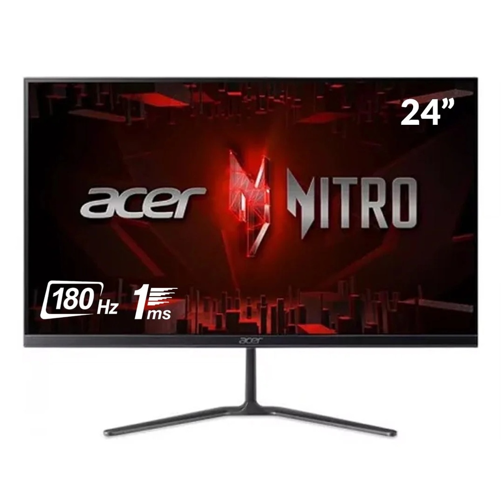 MONITOR ACER NITRO IPS KG240Y (FHD) 180HZ 1MS IPS SRGB 99% 24 PUL