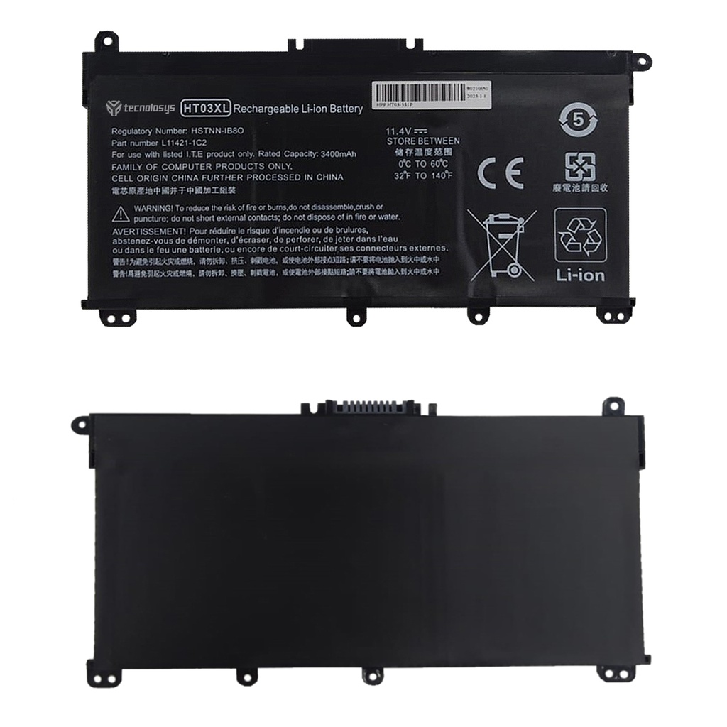 Batería Portatil Hp HT03XL HT03 TF03 TF03XL 240 G7 14-CK 14-CE0014TU