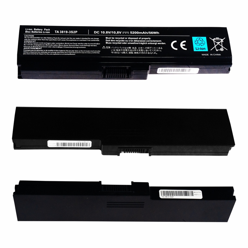 Bateria Toshiba 3817/3819/3634 c645 L750 / M645 /  PA3634U-1BAS 3817