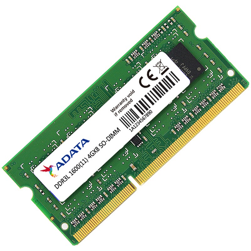 RAM PORTATIL DDR3 4GB PC3L 1.35V 1600MHZ-12800 ADATA