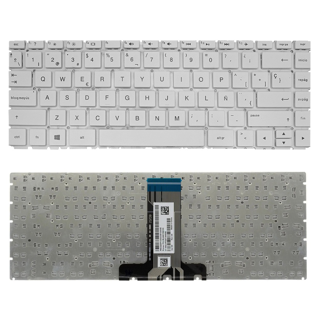 TECLADO HP 14-BS 14-BP 14-BW 14-CF 14-CK 14-BK  BLANCO
