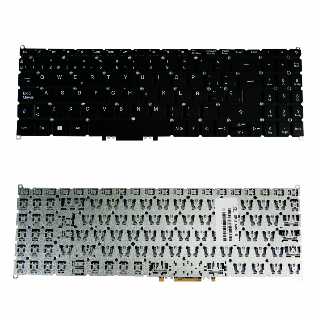 Teclado Portatil Acer Aspire 3 A315-54 A315-56-34SM A315-42 A315-42G A315-43 A315-42 A315-55 SF315 A315-23G CON POWER