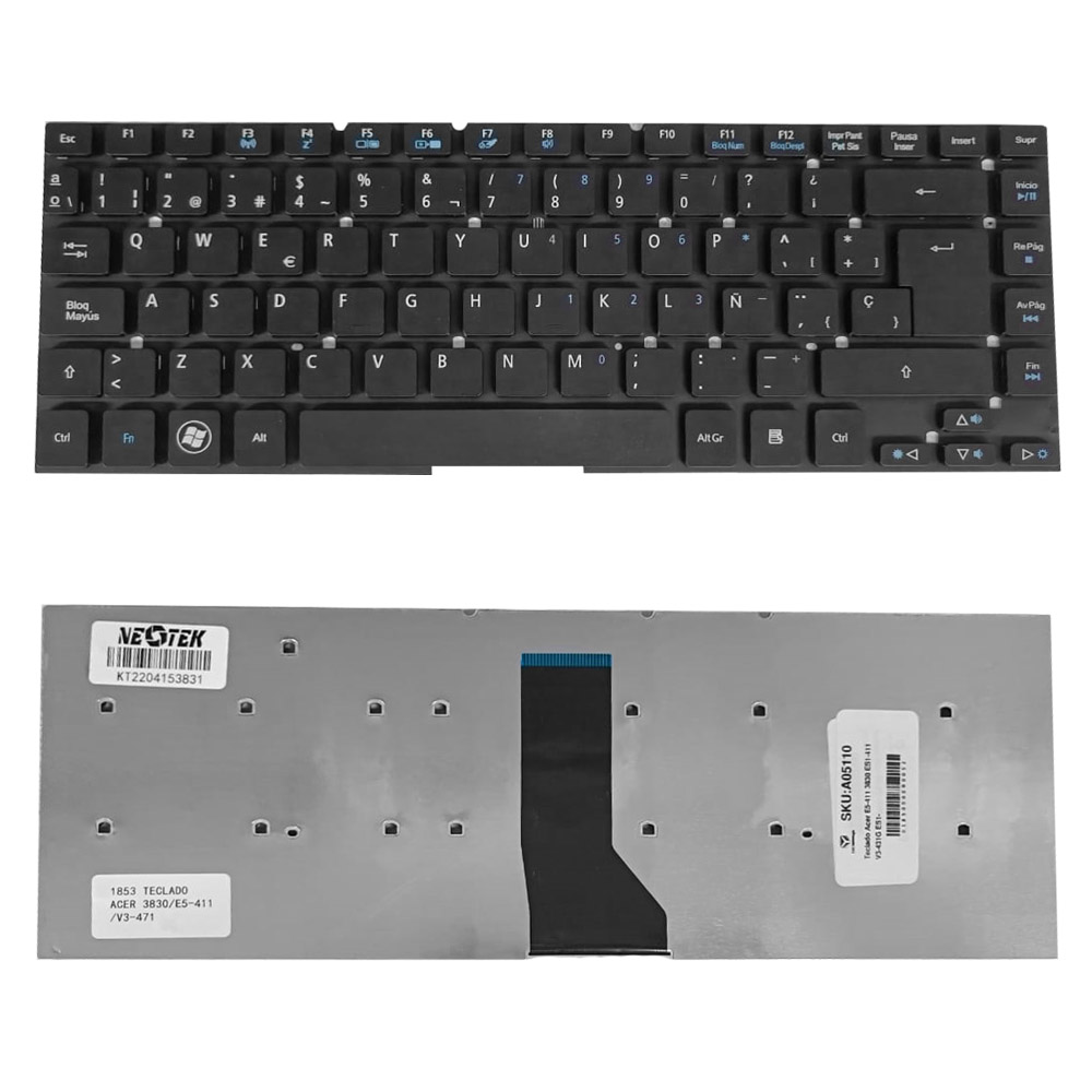 Teclado Acer E5-411 3830 ES1-411 V3-431G ES1-511