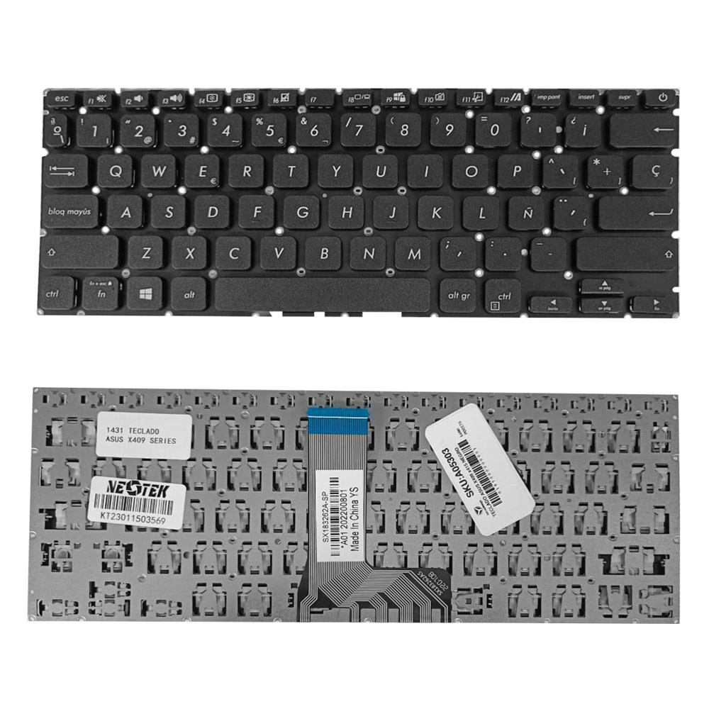 TECLADO ASUS X409 x415 NEGRO