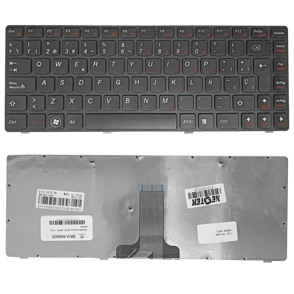 Teclado Lenovo G470 / B470 / V470 / B470G