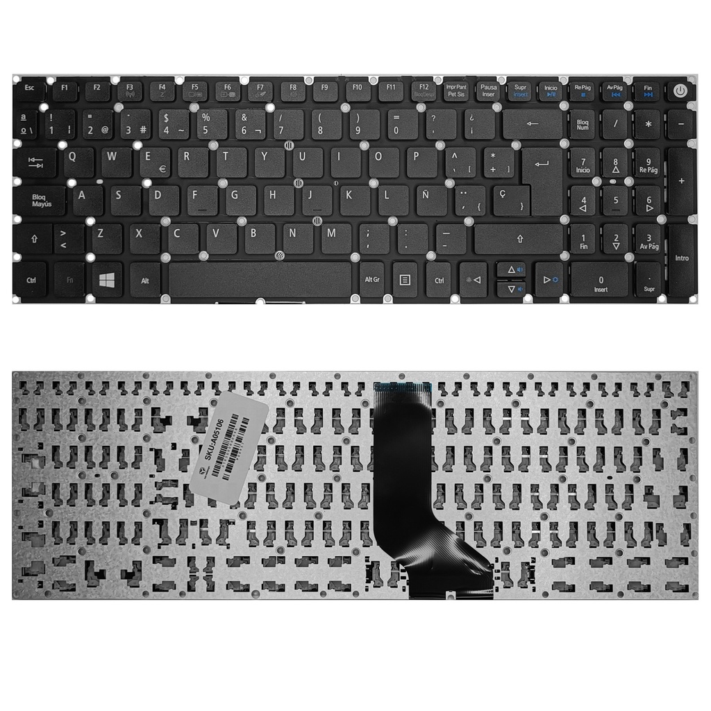 Teclado Acer A315-53 A315-51 A515-51 E5-573 E5-575G V3-575G