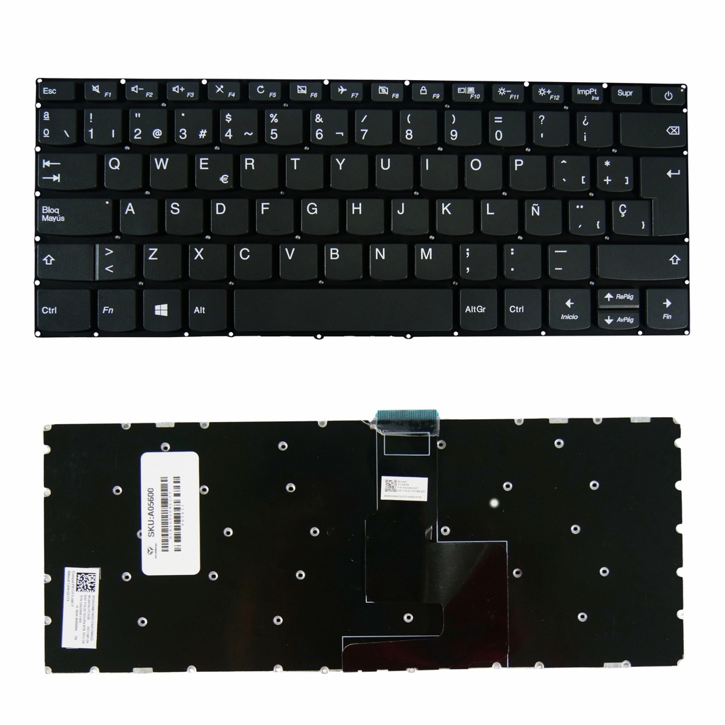 TECLADO LENOVO IDEAPAD 320-14ISK 320S-14IKB - 520S-14IKB- S145-14API COLOR GRIS