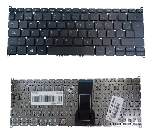 TECLADO ACER ACER SWIFT 3 SF314-41 SF314-41GSF314-52 SF314-52G SF314-53G SF314-55 A314-22 A314-22g A114-21 CON POWER