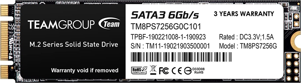 SSD M.2 SATA III 256GB MS30 TEAM GROUP