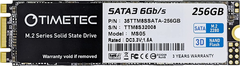 SSD M.2 SATA 256GB TIMETEC