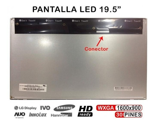 PANTALLA TODO EN UNO LED 19.5 PUL 6 PINES ALL IN ONE MODELO: M195RTN01-0  LGM195BL01