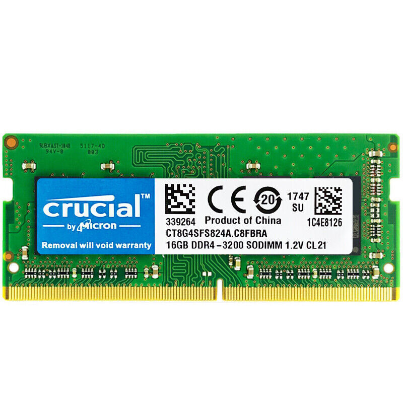 RAM PORTATIL DDR4 16GB 3200MHZ CRUCIAL