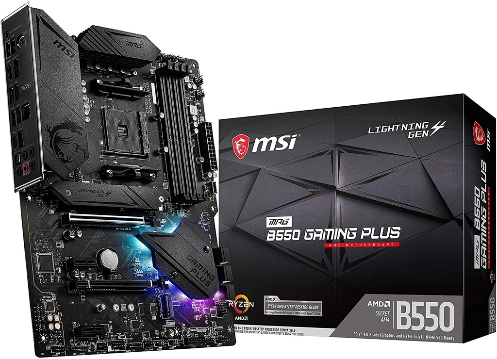 BOARD MSI MPG B550 GAMING PLUS AMD AM4