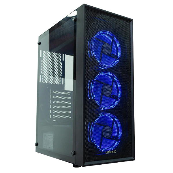 CHASIS ATX X3106A RGB UNITEC 3 FAN