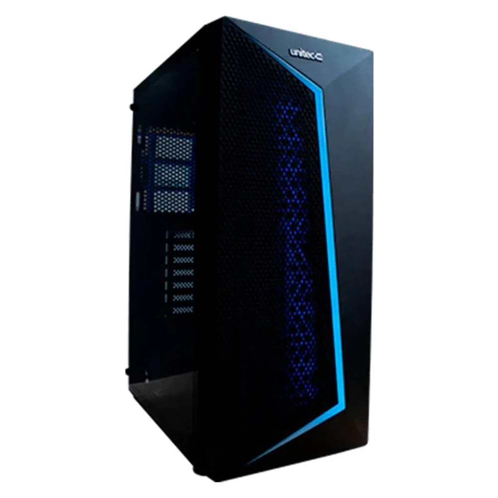 CHASIS ATX X3106B RGB CON VIDRIO  UNITEC 11149