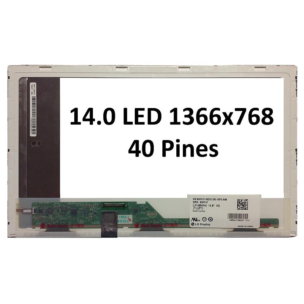 PANTALLA PORTATIL LED 14 PUL 40 PINES NORMAL