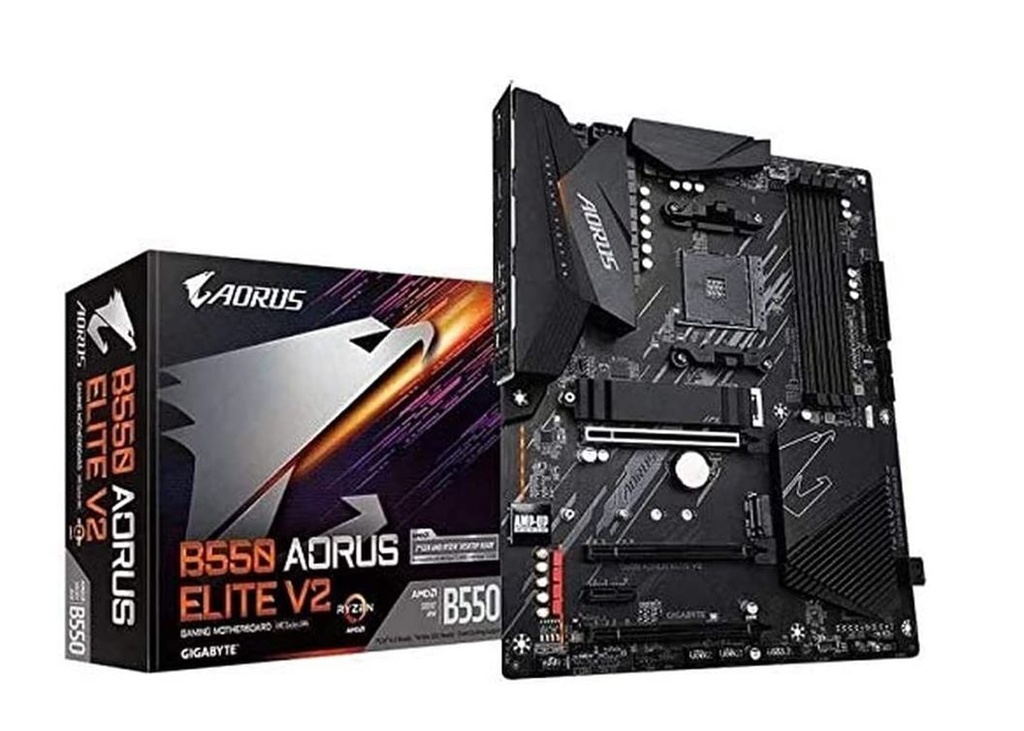 BOARD GIGABYTE B550 AORUS ELITE V2 DDR4 SOCKET AM4 MODELO:B550-AORUS ELITE V2