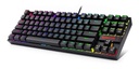 Teclado gamer Redragon Kumara K552 inglés US RAINBOW Red Switches