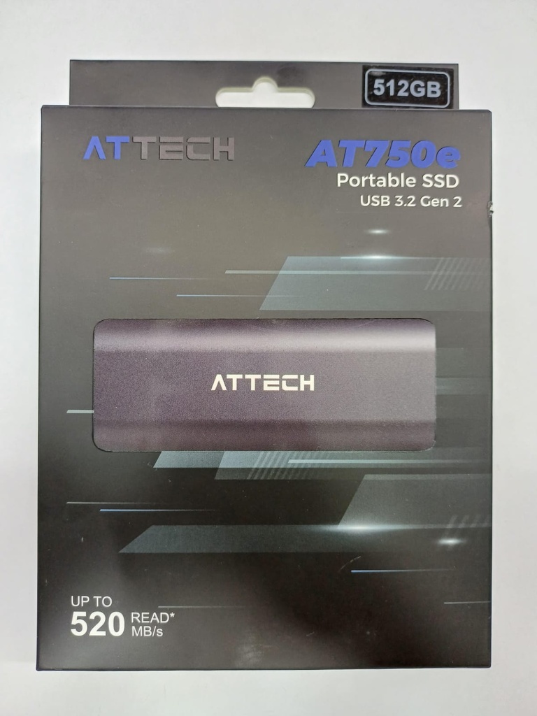 DISCO SOLIDO EXTERNO 512GB ATTECH