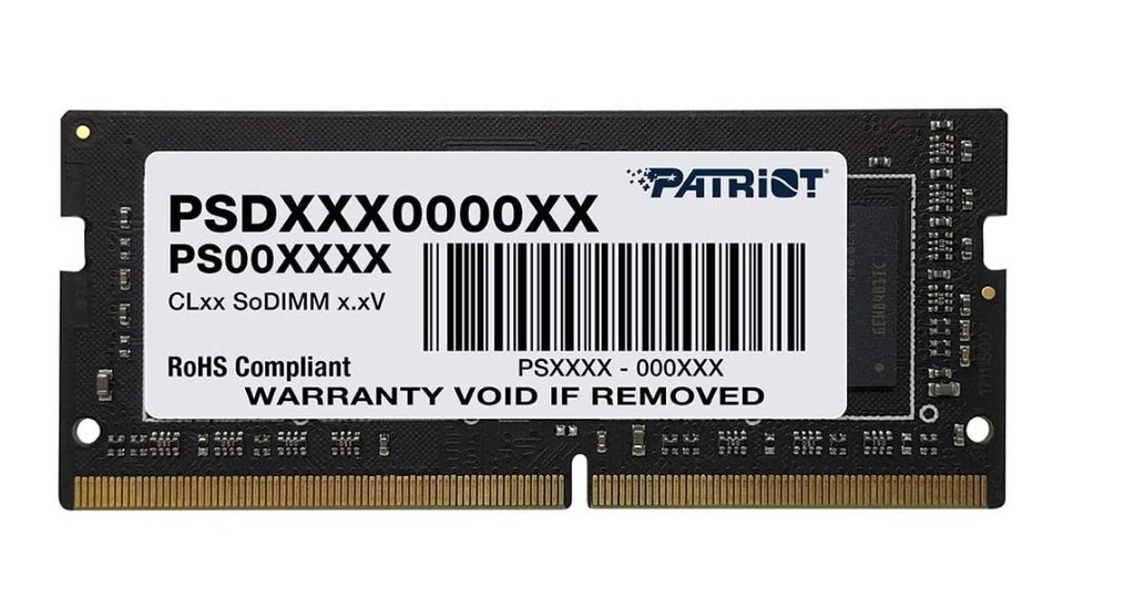 RAM PORTATIL DDR4 16GB 3200MHZ PATRIOT