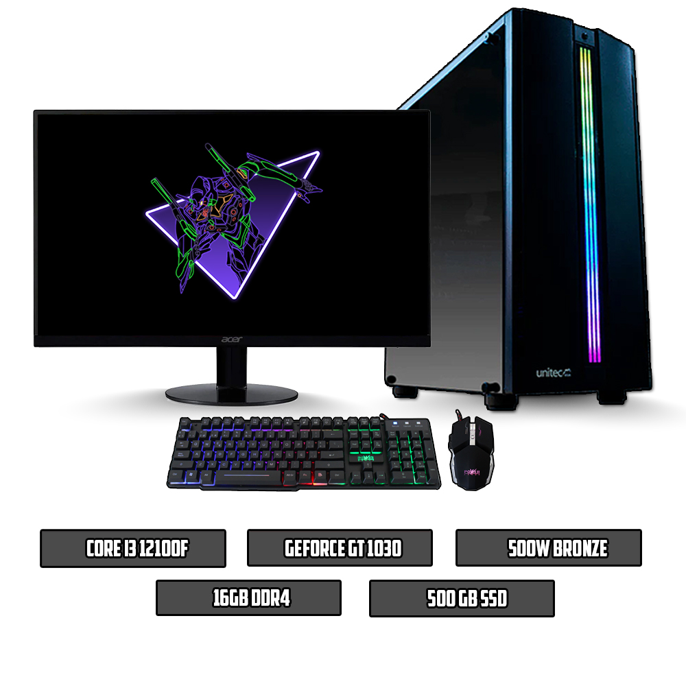 PC ZERO COMPLETO (MONITOR, MOUSE Y TECLADO)
