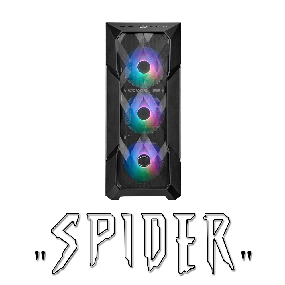 PC SPIDER /TD500 NEGRO/RYZEN 5 5600G/RTX 3070 TI/16GB DDR4/1TB SSD/FUENTE 700W