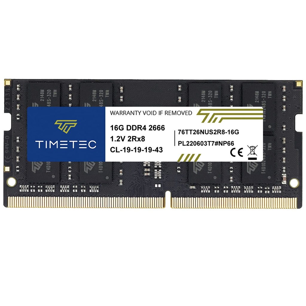 RAM PORTATIL DDR4 16GB 2666MHZ TIMETEC