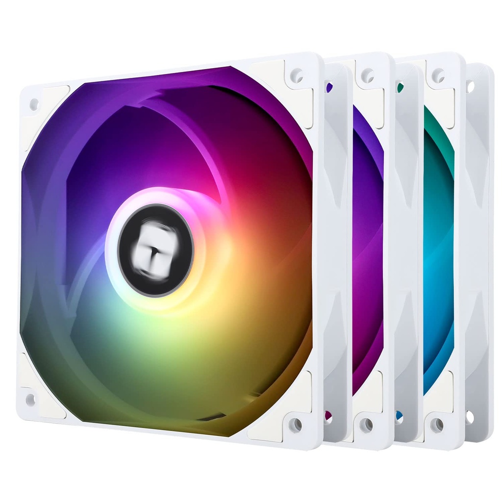 Kit Ventiladores Thermalright ARGB x3 TL-C12CW-S X3 BLANCO