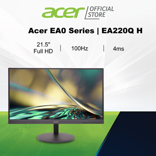 Monitor Acer EA220Q bi 21.5" Sin marco IPS | FHD | 100Hz | 4ms | Puertos HDMI y VGA FreeSync