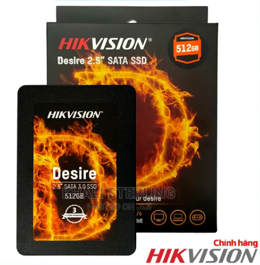 SSD SATA HIKVISION DESIRE 2.5 512GB