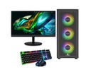 PC GAMER ICEBERG R7 5700G 16RAM SSD 240GB MONITOR 21.5"