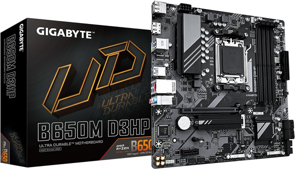 GIGABYTE B650M D3HP (AM5/ AMD/ B650/ Micro ATX