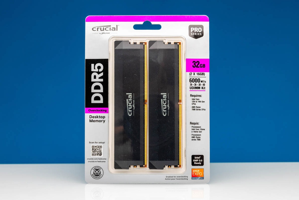 KIT Memoria Ram Crucial Pro 32gb Ddr5 6000mt/s