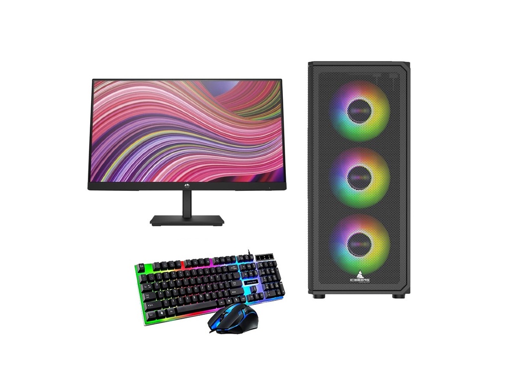 Pc Gamer Ryzen 7 5700g + Monitor 22" SSD 500GB 16GB RAM