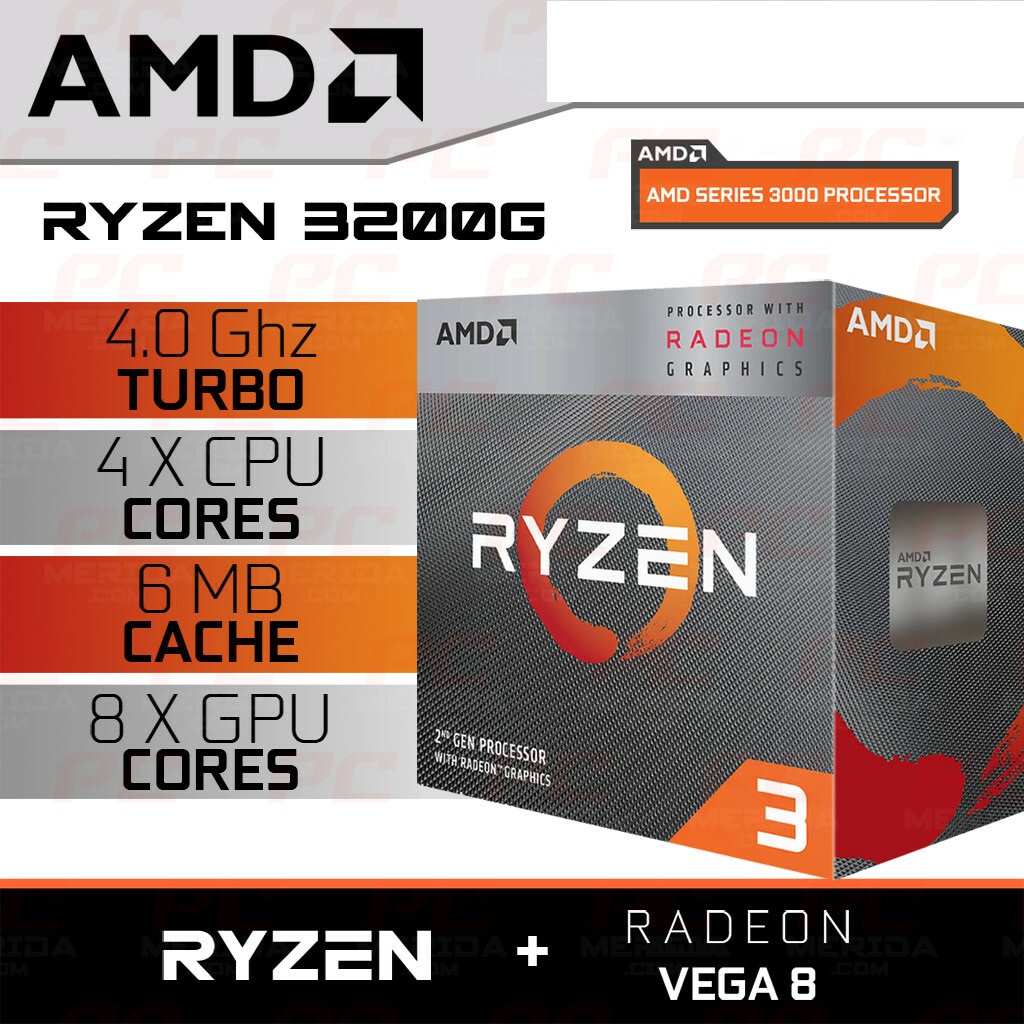 PROCESADOR AMD RYZEN 3 3200G SOCKET AM4