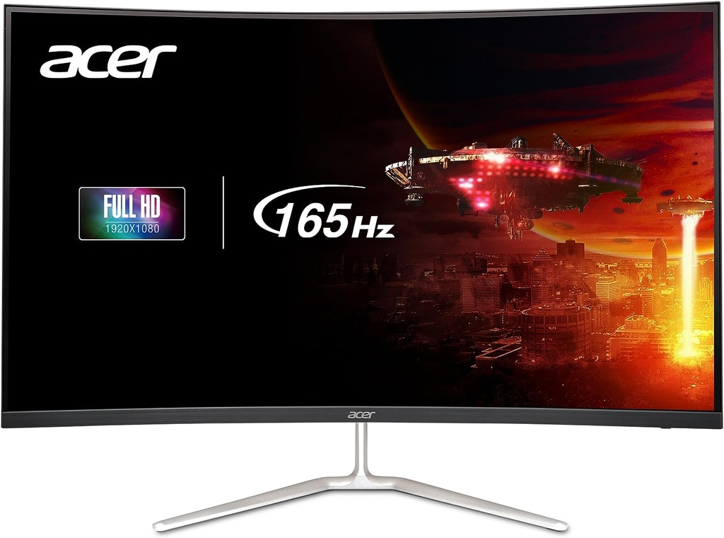 Acer Nitro EDA320Q Monitor curvado para juegos de PC de 31.5 pulgadas FHD 1920 x 1080 1500R