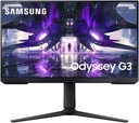 SAMSUNG Odyssey G32A Monitor de videojuegos de 24" con Eye Saver Mode, Free-Sync Premium, FHD, 1ms, 165Hz, con altura ajustable