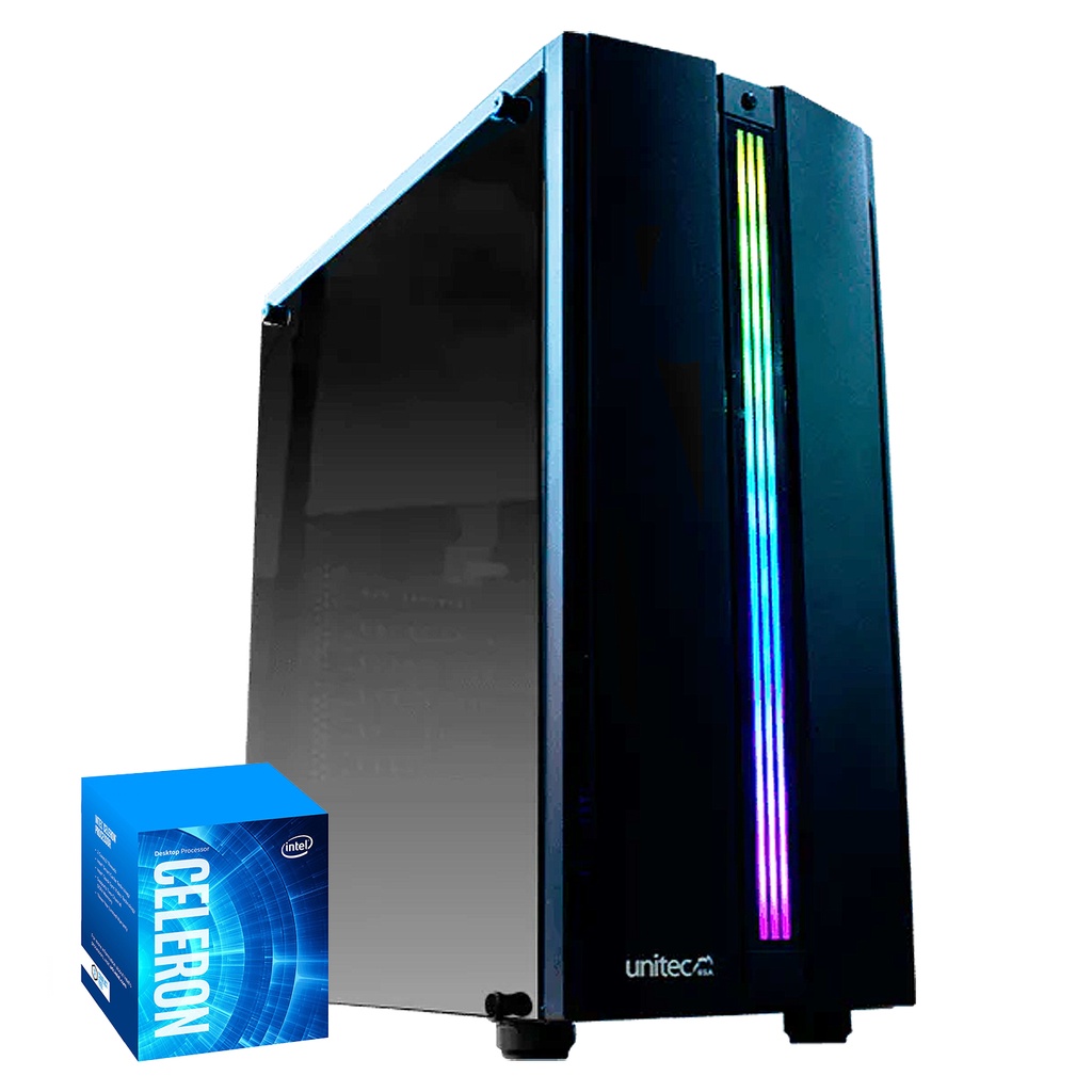 PC UNITEC INTEL CELERON / 8GB RAM / SSD 512GB / GTX 1030