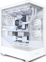 MUSETEX K2 PC CASE ATX 3 ventiladores no LED preinstalados, carcasa de computadora de torre media tipo C con vista completa