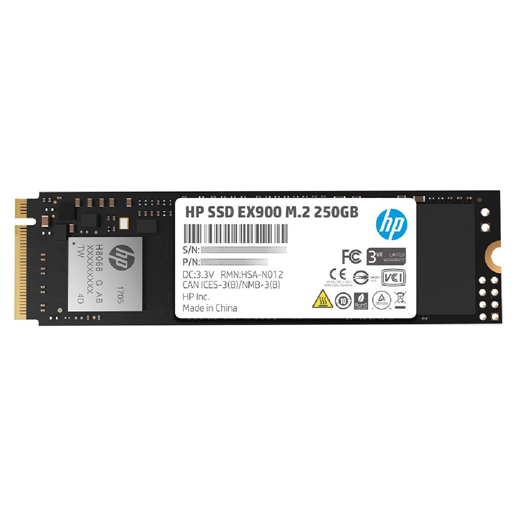 SSD M.2 250GB Nvme HP EX900 (Open Box)