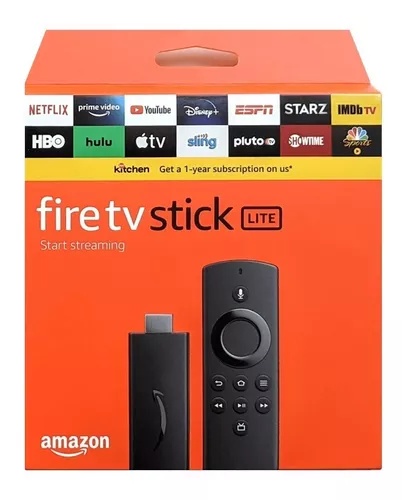 Amazon Fire-TV Stick Lite de voz 2.ª generación Full HD 8GB negro con 1GB de memoria RAM
