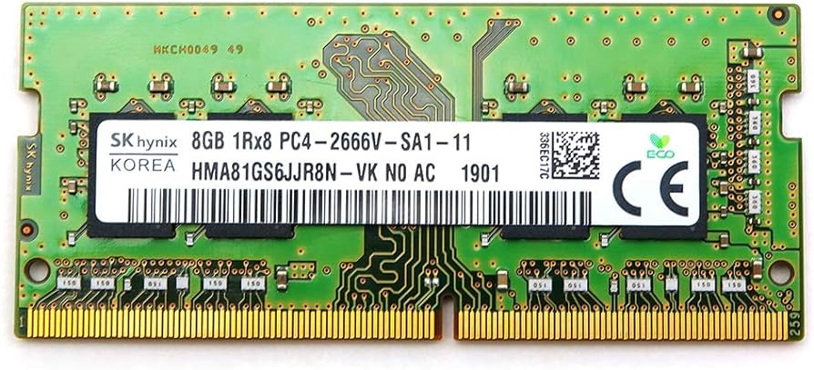 MEMORIA RAM PORTATIL SK HYNIX DDR4 8GB 2666 MHZ