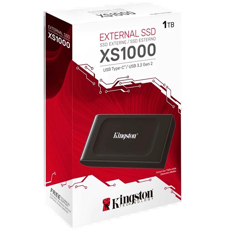 DISCO SOLIDO EXTERNO M.2 NMVE KINGSTON 1TB XS1000